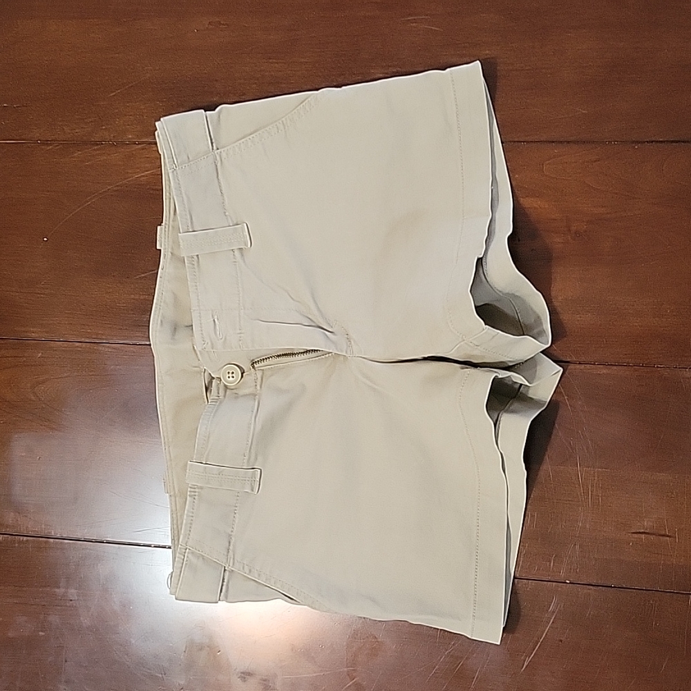 Khaki shorts, size 4, London Jeans